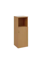 N 3 - 4DN kancelářská skříň, 1-dveřová/nika, pravá, 1100x400x400, buk Royal